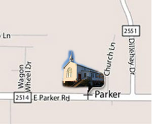 map of church area